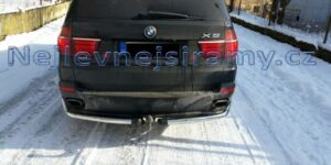 TA Zadní ochranné nerezové rohy pro BMW X5 E70 2007-2012 (kód: 412-3480)