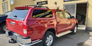 TA Zadní ochranné nerezové dvojité rohy pro Toyota Hilux