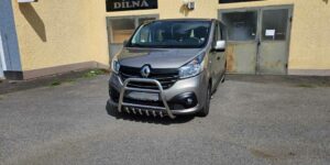 TA Přední ochranný nerezový rám se zuby vysoký pro Renault Traffic 2014/Opel Vivaro/Nissan NV 300