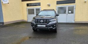 MI Přední ochranný nerezový rám černý pro Toyota Land Cruiser 150 2018