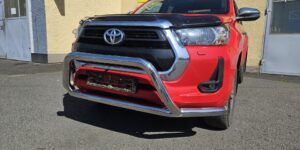 TA Přední ochranný nerezový rám do stran pro Toyota Hilux 2019>