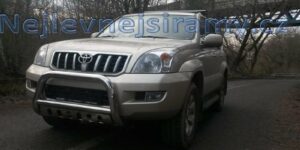 ST Přední ochranný nerezový rám s krycím plechem pro Toyota Land Cruiser 120