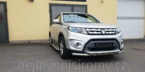 TA Přední ochranný nerezový rám tyč s krycím plechem pro Suzuki Vitara 2015