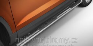 ST Boční ochranné nerezové nášlapy s plastovými prolisy pro Seat Ateca