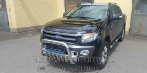 TA Přední ochranný nerezový rám se zuby průměr 63mm s přídavným led světlem pro Ford Ranger 2012