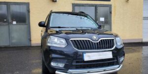 MI Přední ochranný nerezový rám-tyč pro Skoda Yeti