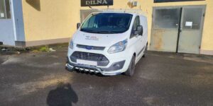 TA Přední ochranný nerezový rám tyč se zuby pro Ford Transit Custom 2013