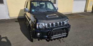 TA Přední ochranný nerezový rám se zuby černý  pro Suzuki Jimny