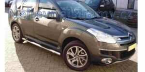 Boční nášlapy s prolisy (nerezové) pro Citröen C-Crosser