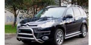 Přední ochranný dvojitý nerezový rám pro Citroen C-Crosser