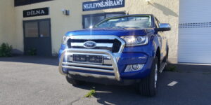 ME Přední ochranný nerezový rám se dvěmi příčkami pro Ford Ranger 2016