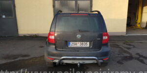 TA Zadní ochranný nerezový rám pro Skoda Yeti